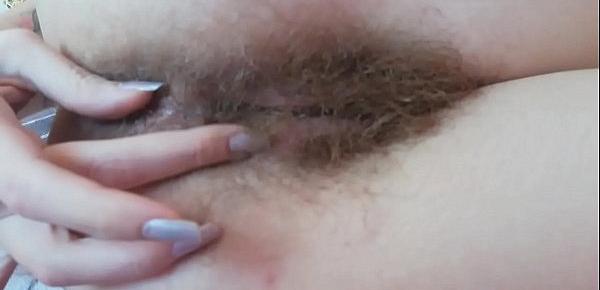  NEW HAIRY PUSSY COMPILATION CLOSE UP GAPING BIG CLIT BUSH BY CUTIEBLONDE